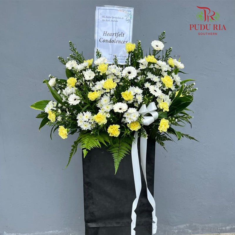 Condolence Flower Arrangement Stand #24