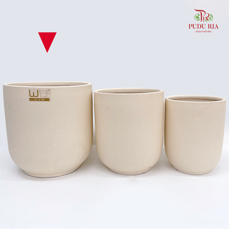 JBC-001 Beige Pot