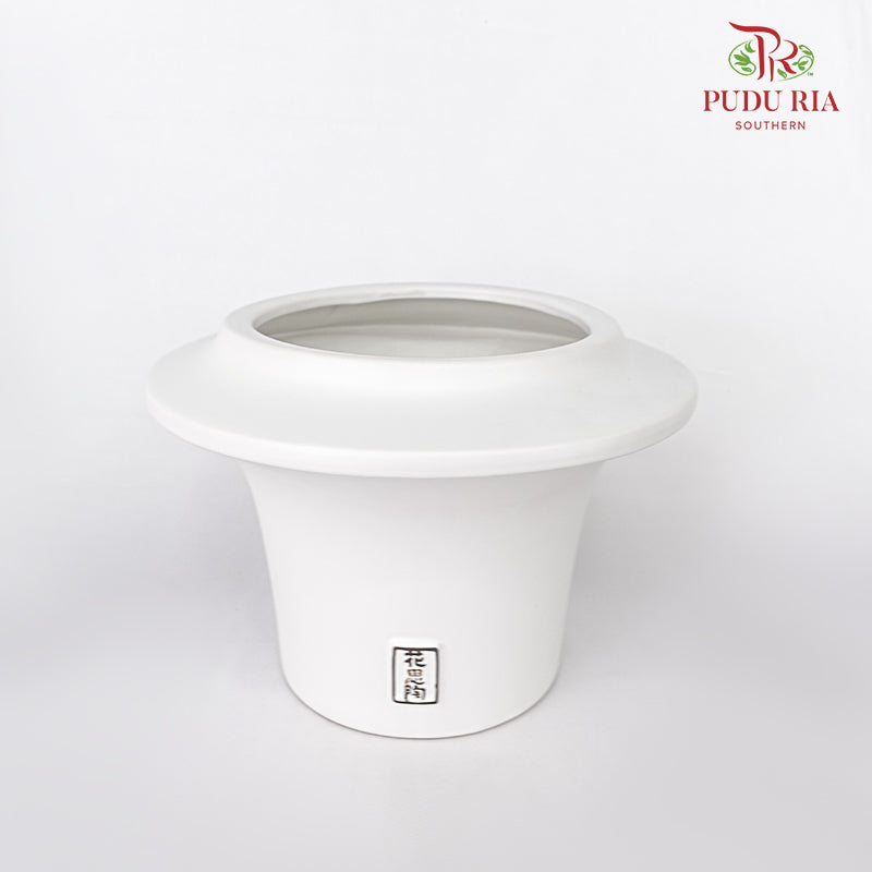 ZF-216 White Pot (L)