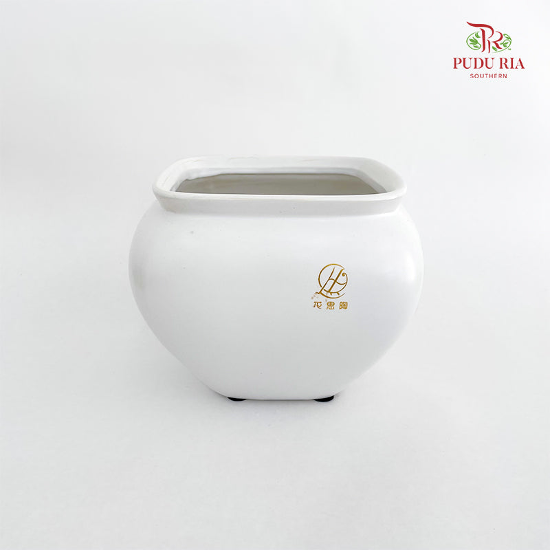 ZF-1014 White Pot