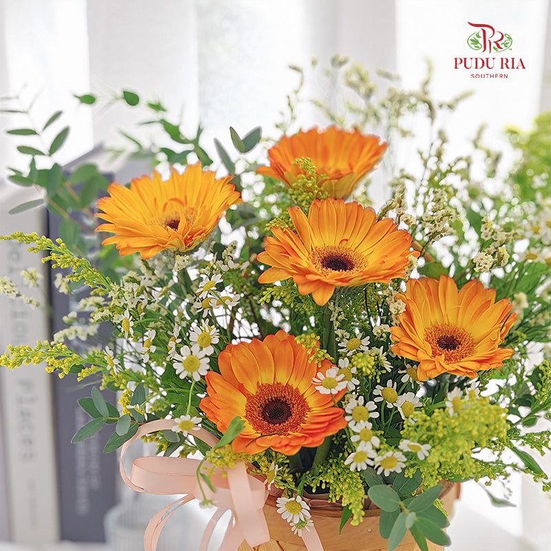 Gerbera Basket Arrangement