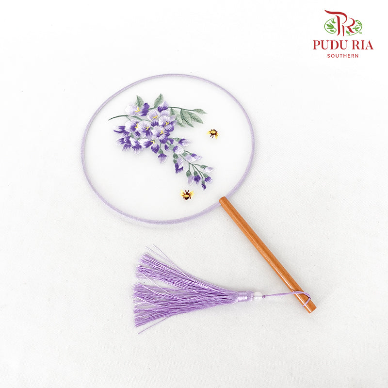 Embroided Hand Fan