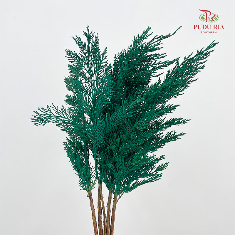Cedar X mas Dyed Color Green - (Per Bundle)