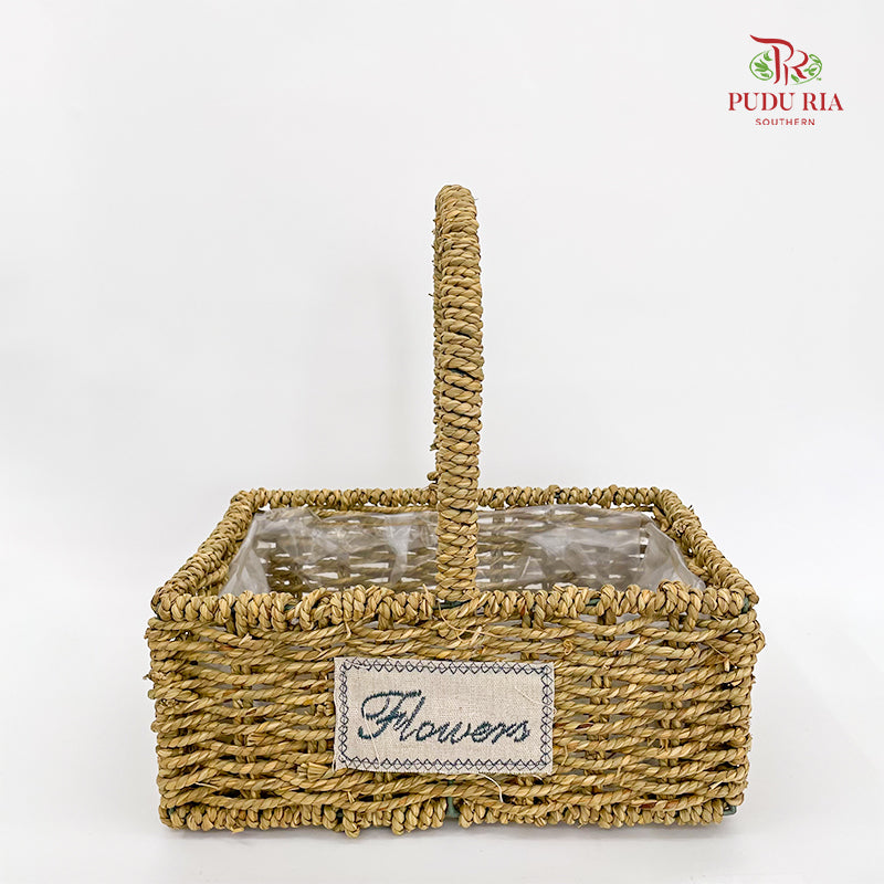 Flower Basket Rectangle Big