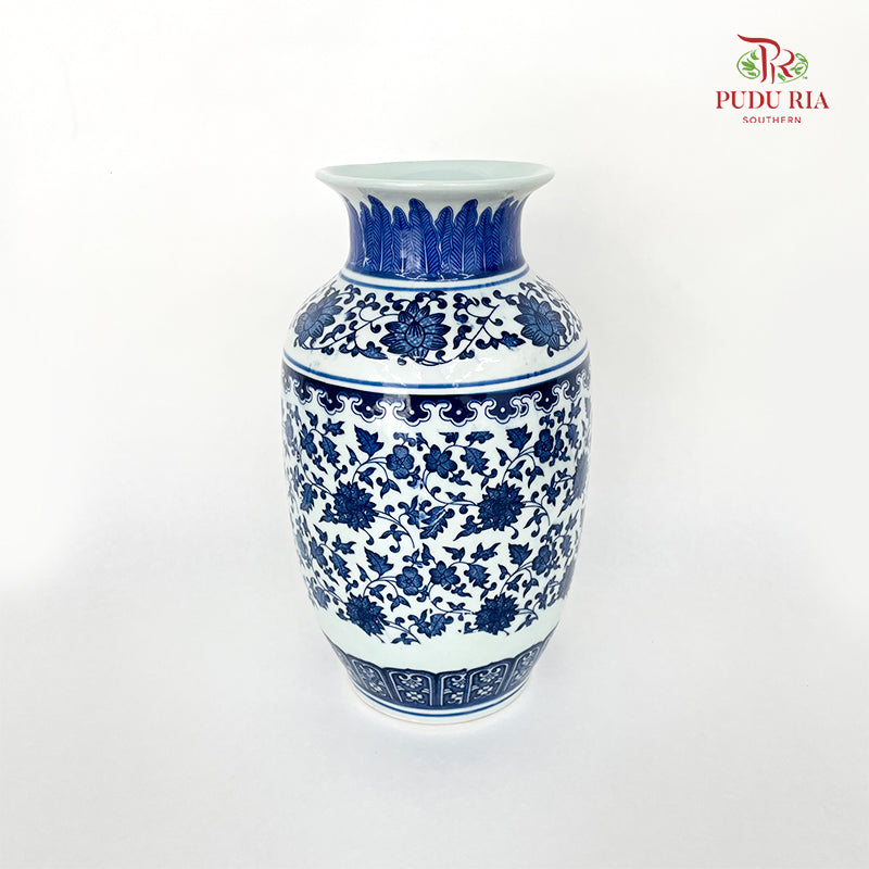 A25 Ceramic Qing Hua Vase (L)