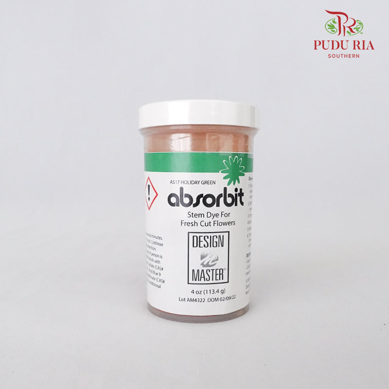 Absorbit Dyed Color AS17 Holidays Green - 71000017 - Pudu Ria Florist Southern