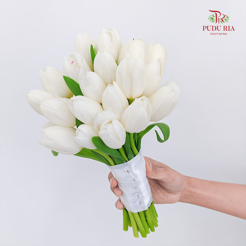 Tulip Wedding Bouquet (20 Stems)