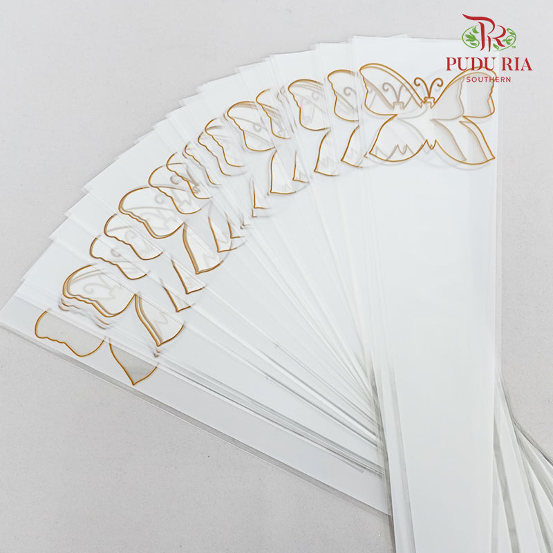 Single Stalk Flower Pack "Butterfly" White FPL1131 Wholesale