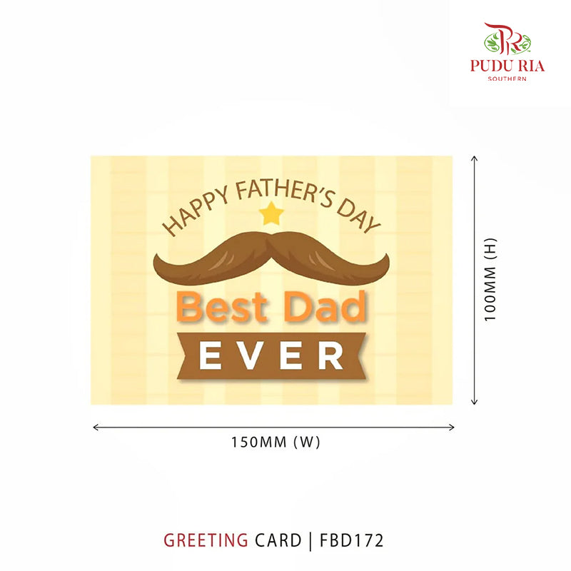 Happy Father's Day Best Dad Ever - FBD172