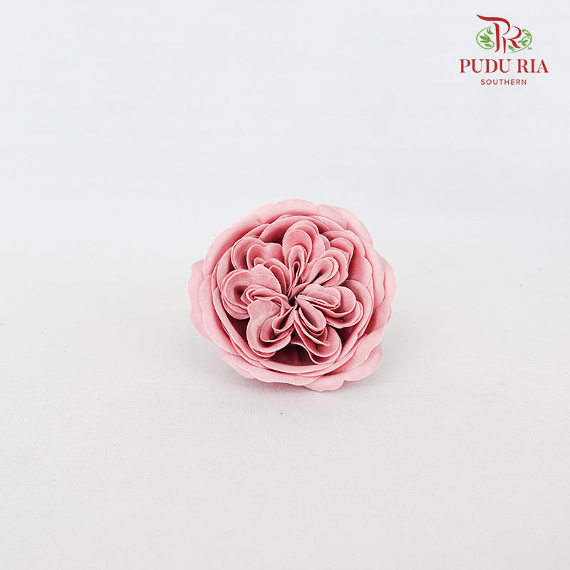 16 Bloom Austin Soap Flower Ruddy Pink - FBA088#1