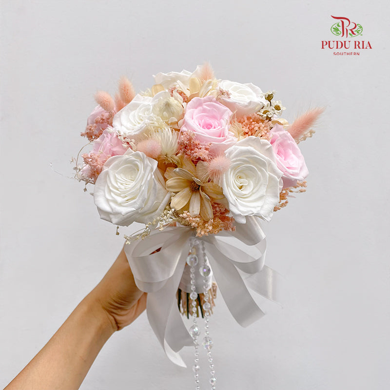 Preserved Rose Wedding Bouquet