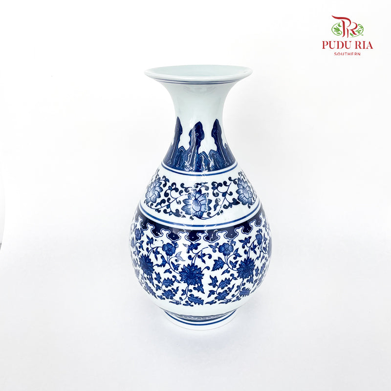 A25 Ceramic Qing Hua Vase (L)