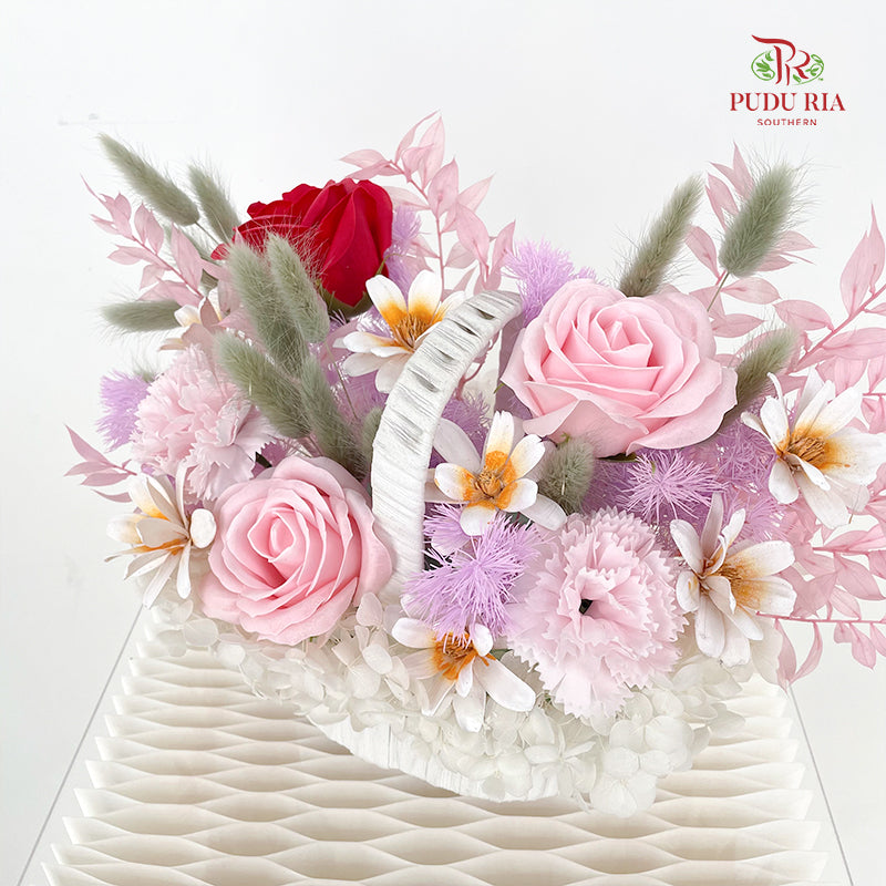 Soap Rose Flower Arrangement