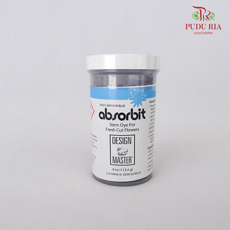 Absorbit Dyed Color AS07 Larkspur Blue - 71000007 - Pudu Ria Florist Southern