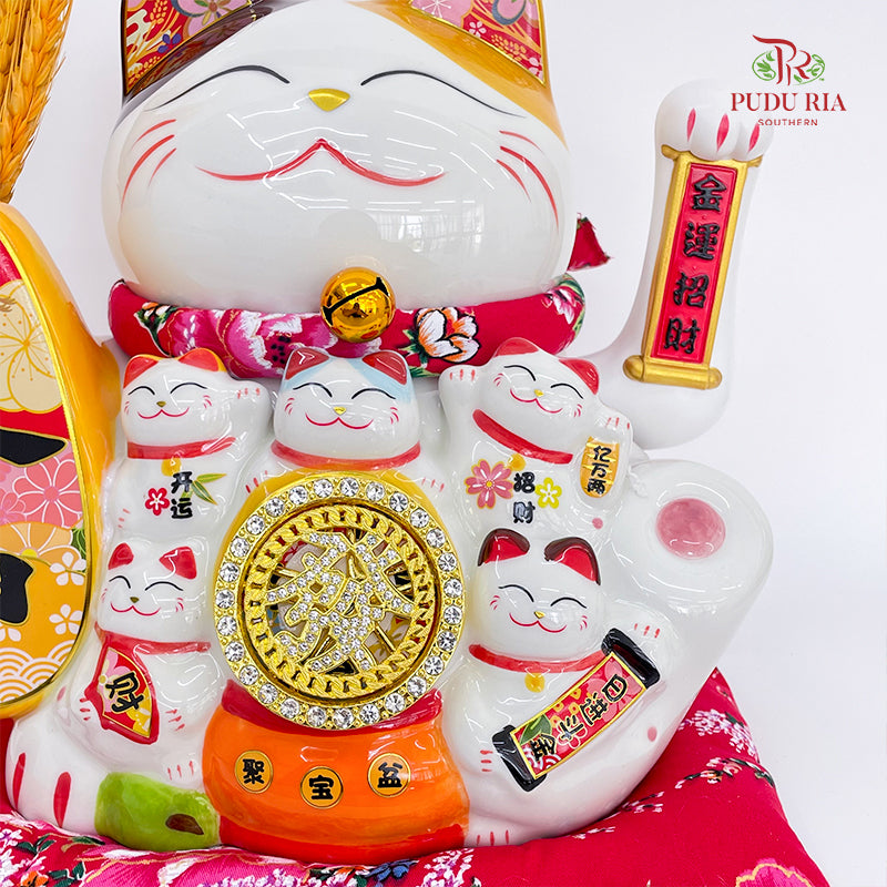 11' Lucky Cat (Swing) Million Gold - FBA122#1