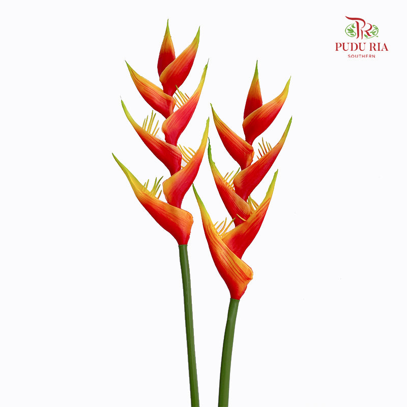 CNY Artificial Heliconia Spray 90cm - (2 Stems)