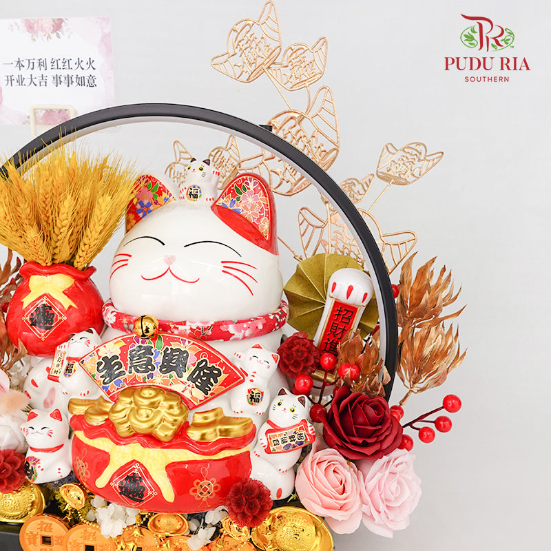 Grand Opening Lucky Cat Arrangement #1