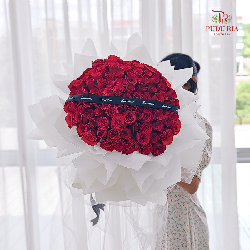 Red Rose Bouquet (99 Stems)