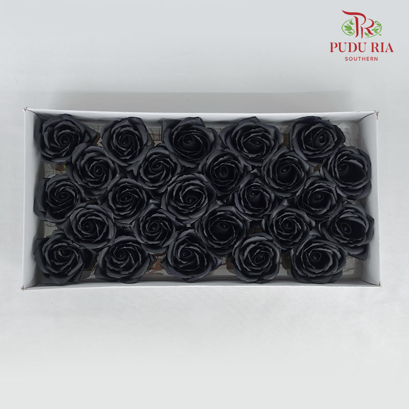 Korean Soap Flower Black - FBA044#12