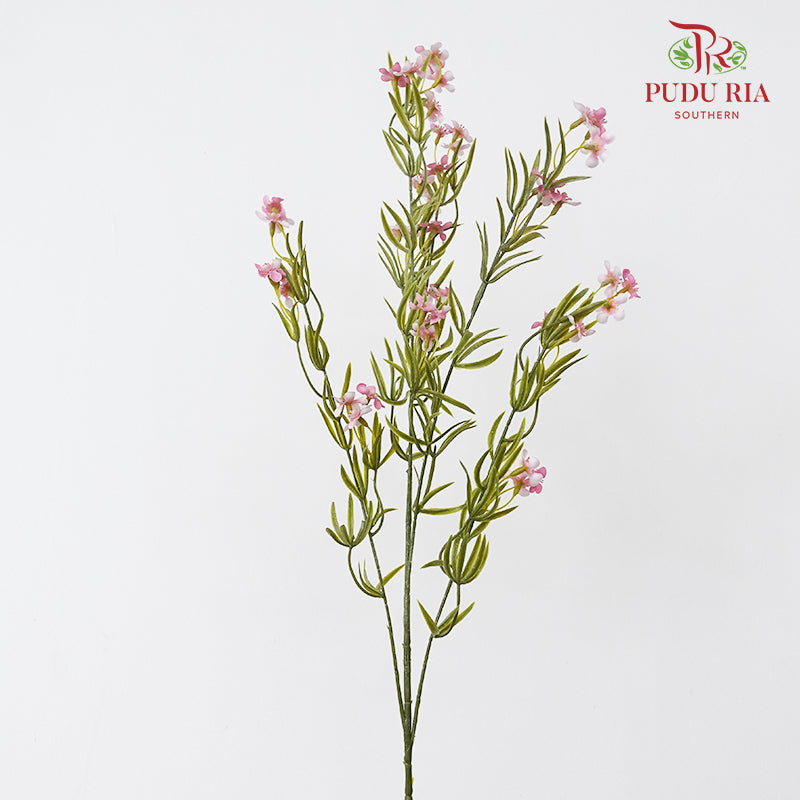 CNY Artificial Mini Flower Spray 92cm - Pink (2 Stems)