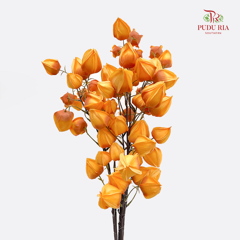 CNY Artificial Golden Berry Spray Orange - (3 Stems)