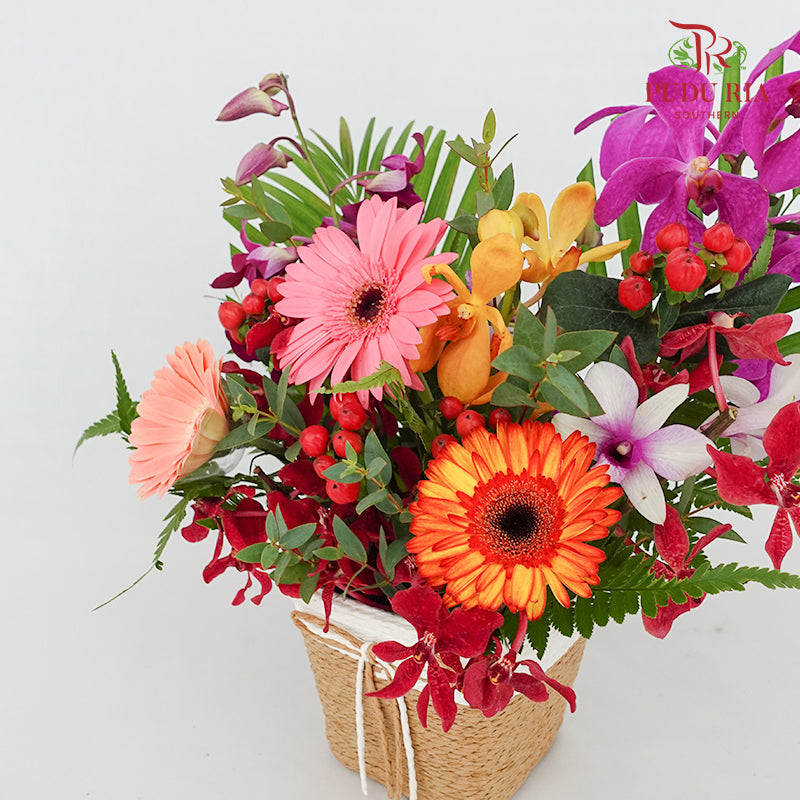 Flower Basket Arrangement #3
