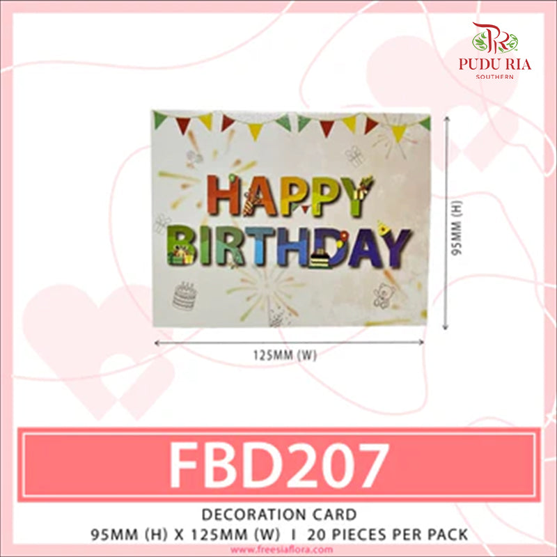 Happy Birthday - FBD207