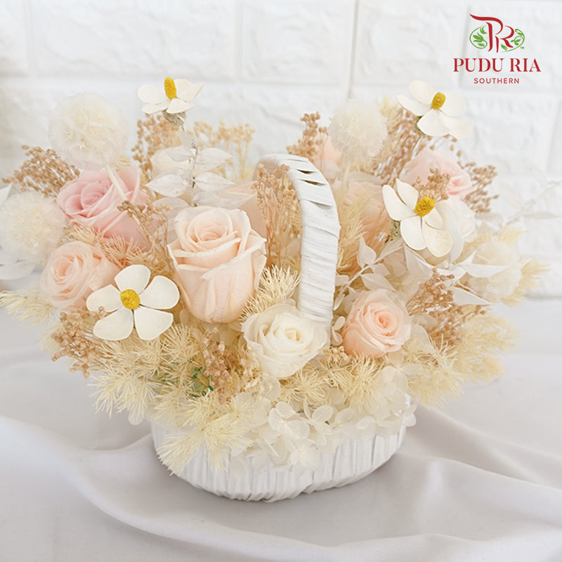 Preserved Rose Flower Arrangement - Pudu Ria Florist Southern