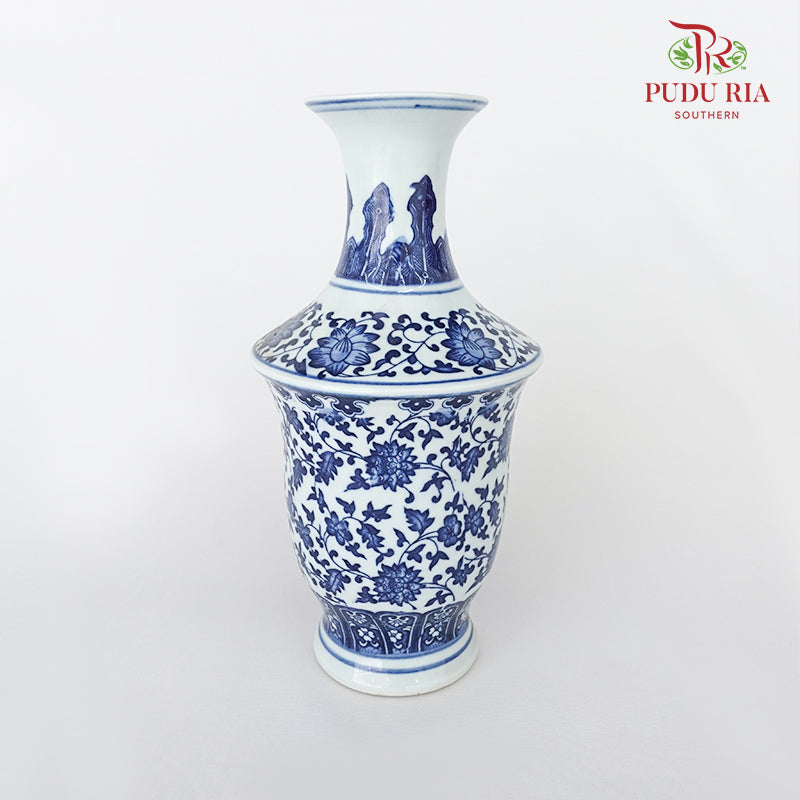 China Flower Ceramic Pot (L)
