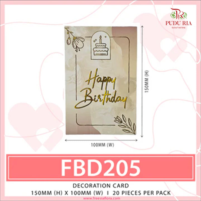 Happy Birthday - FBD205