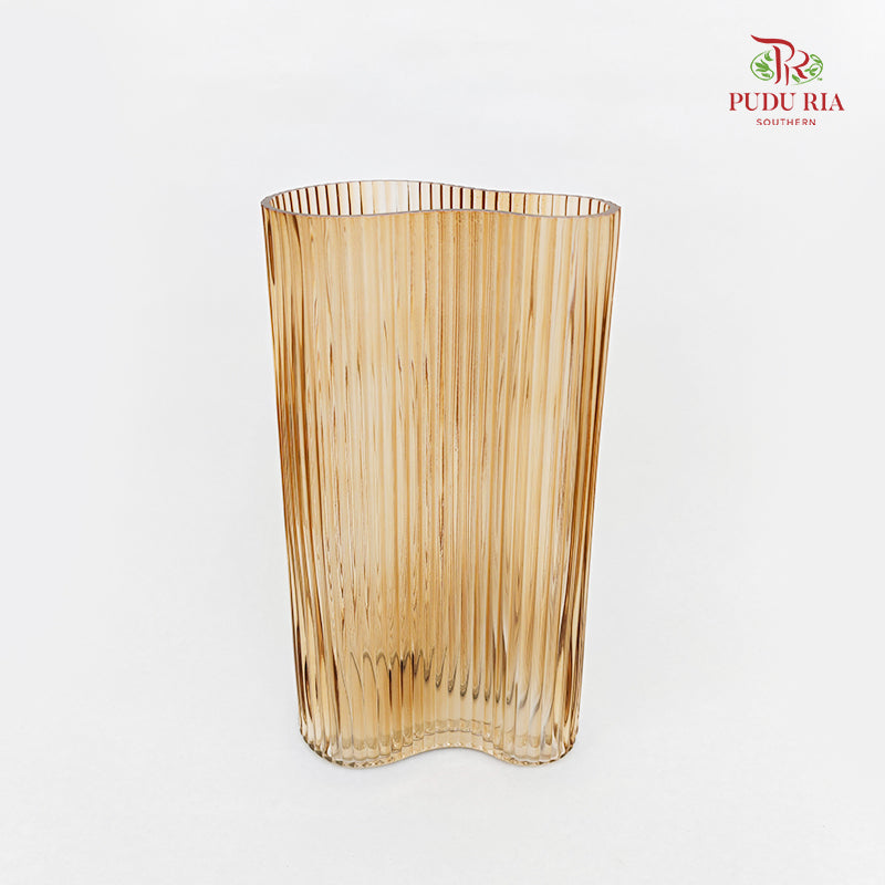 Nordic Wavy Glass Vase (M)