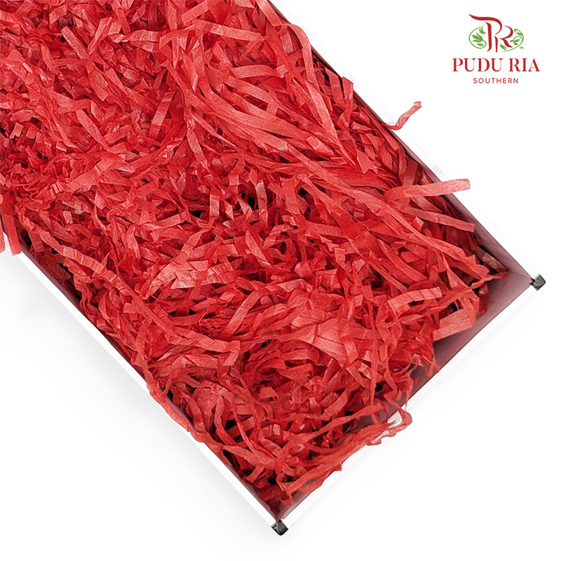 Shredded Kraft Paper Red - FBA063#7 - Pudu Ria Florist Southern