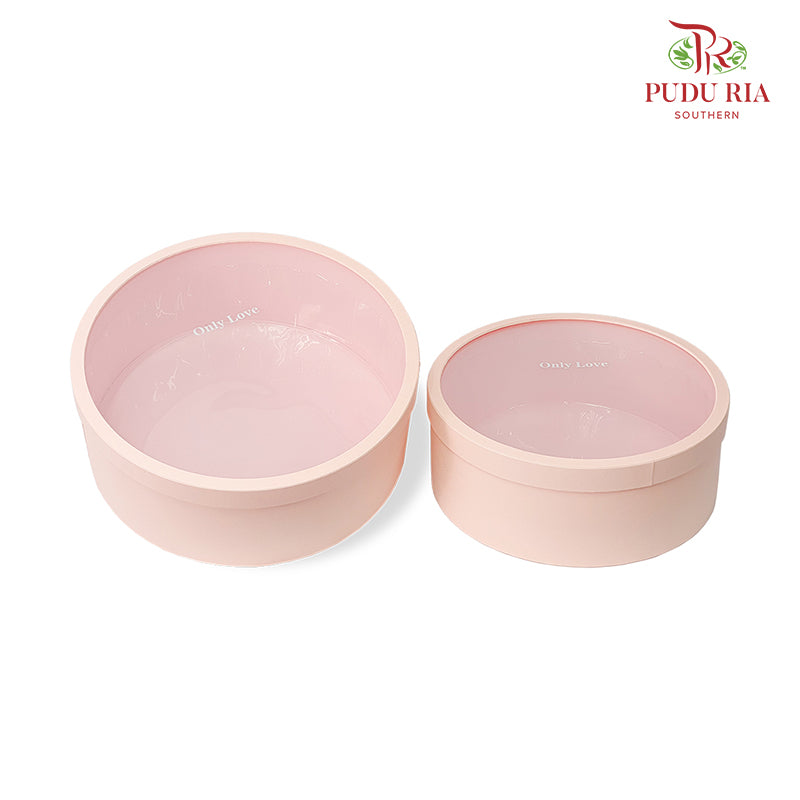 Premium Round Box (2 IN 1) Only Love - FBB089