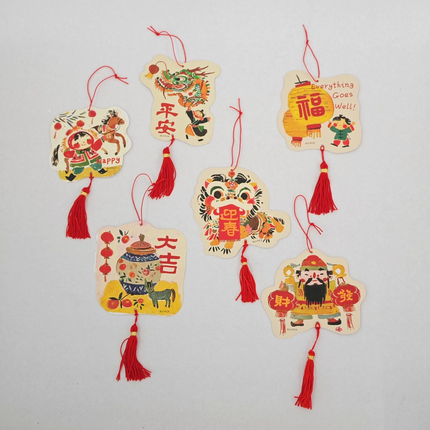 CNY Hanging Cards - Year Of The Horse