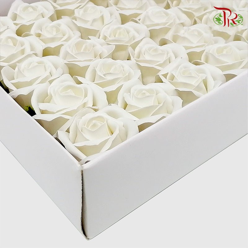 Eco Soap Flowers White - FBA017#6 - Pudu Ria Florist Southern