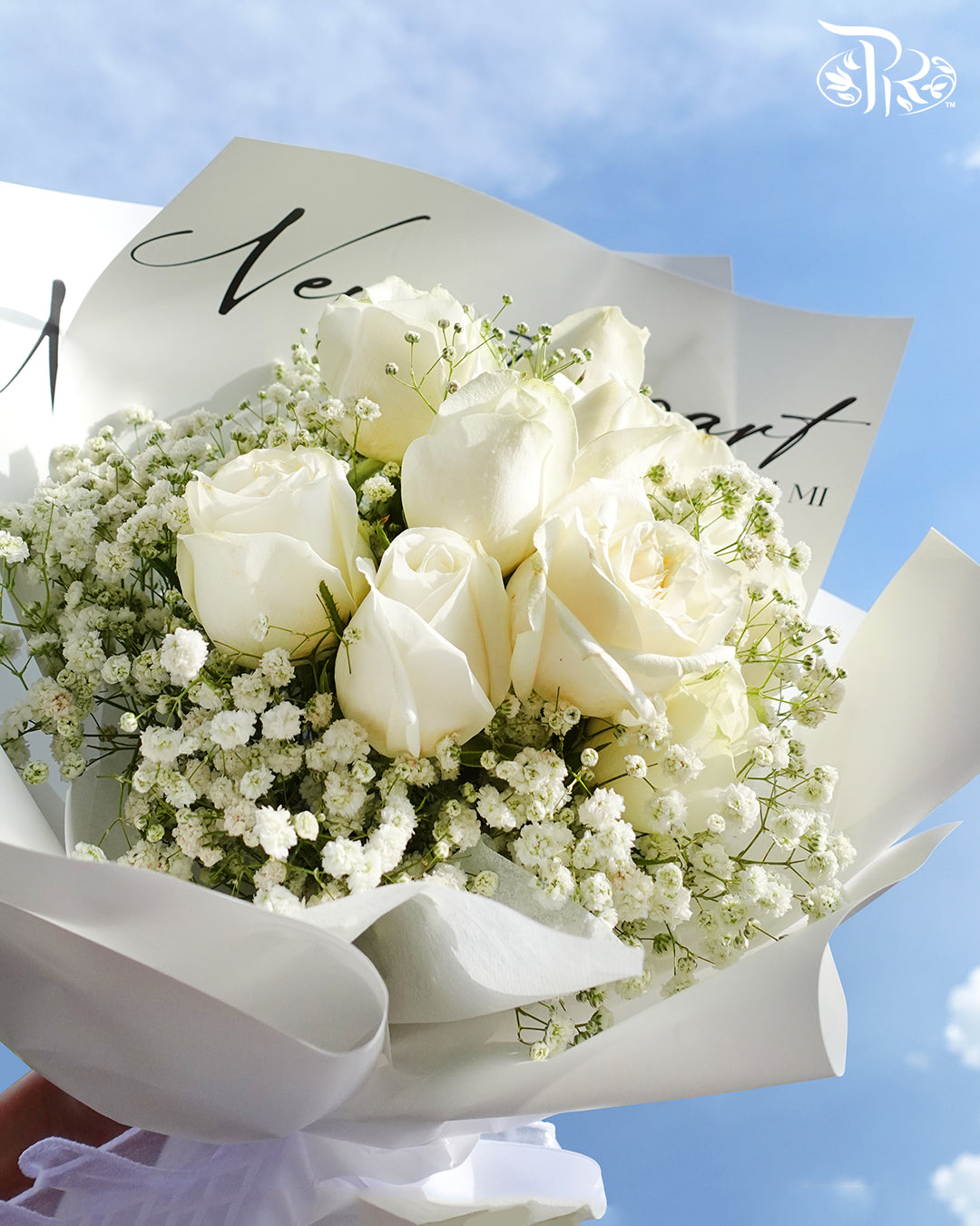 White Rose Bouquet (10stems) - Pudu Ria Florist Southern