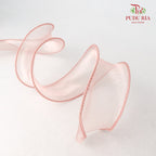 10'Y Organza Ribbon 4cm Light Pink- FRB079#3 - Pudu Ria Florist Southern