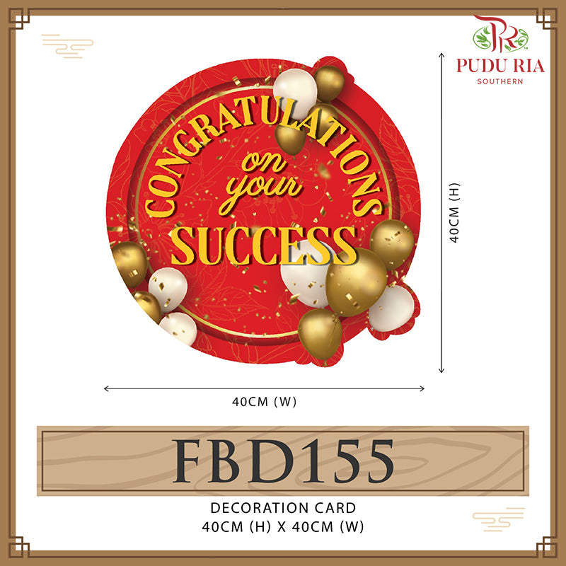 Decoration Cards - FBD155