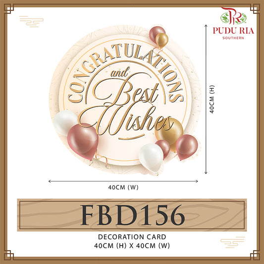 Decoration Cards - FBD156