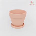 Morandi Terracotta Pot With Tray