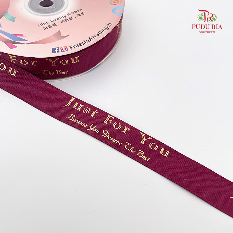 Grosgrain Ribbon Just For You - FRB127