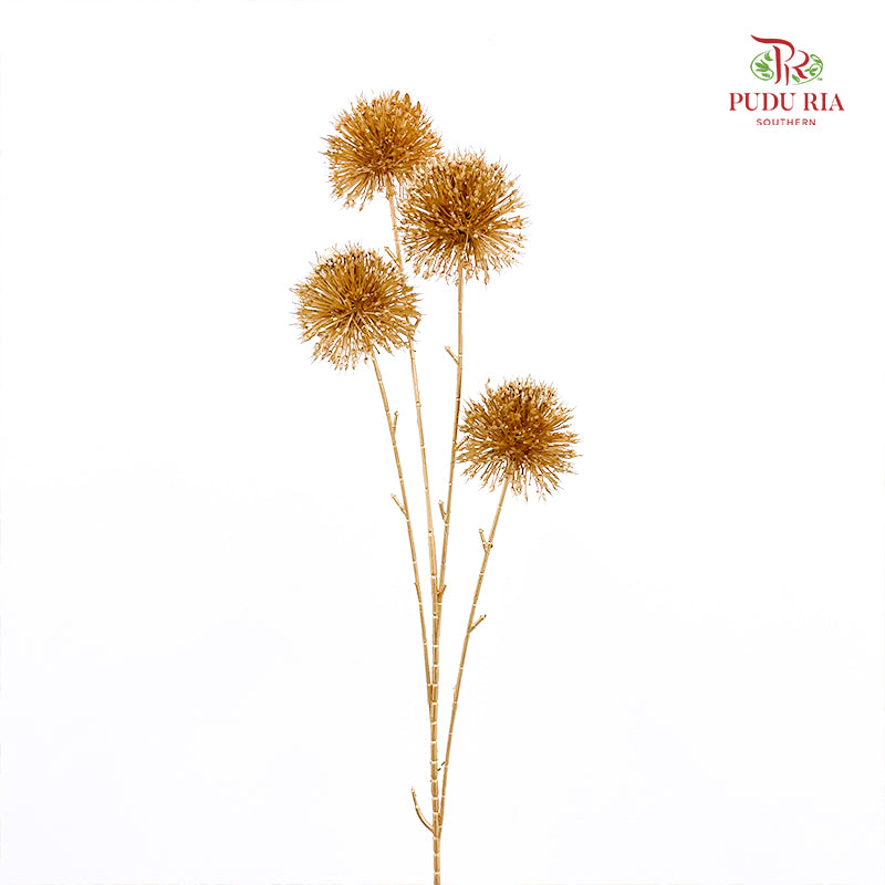 Gold Artificial Allium (Per Stem)