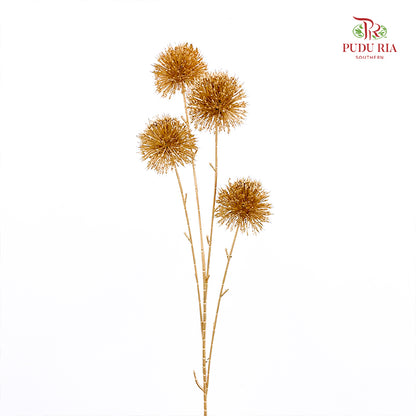 Gold Artificial Allium (Per Stem)