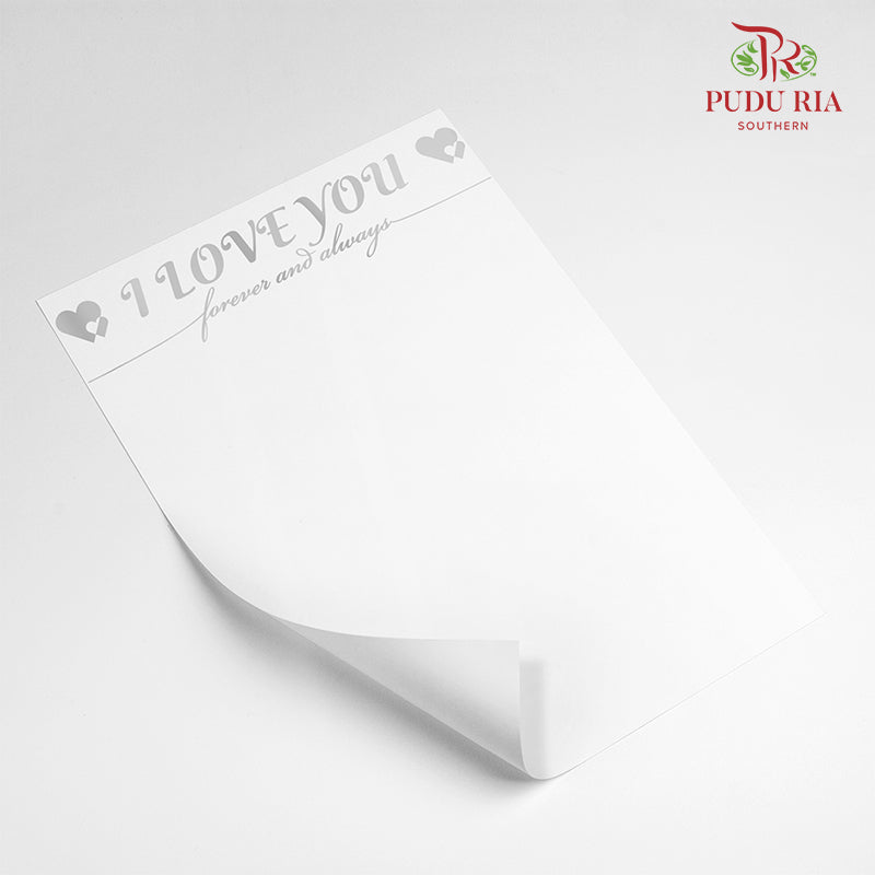 I Love You Opp Matte Wrapper - FPL106