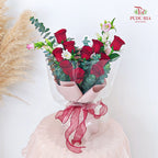 Red Rose Bouquet - 10 Stems
