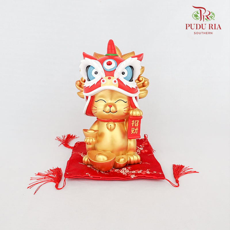 11' Lucky Cat Gold - FBA082#2
