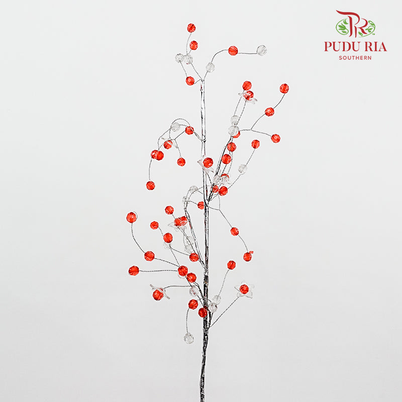 CNY Artificial Accessories - Red (5 Stems)