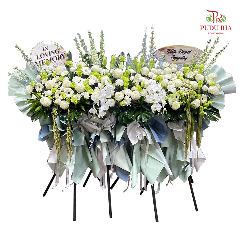Condolence Flower Arrangement Stand #34