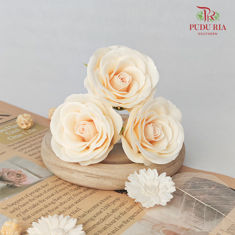 25 Bloom Awalking Soap Flower Cream - FBA089#9