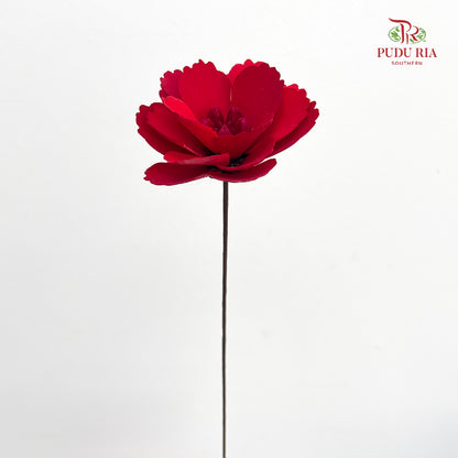 Dry Wood Peony Red - 4 Stems